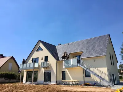 Das Gebäude in dem sich die Ferienwohnung befindet