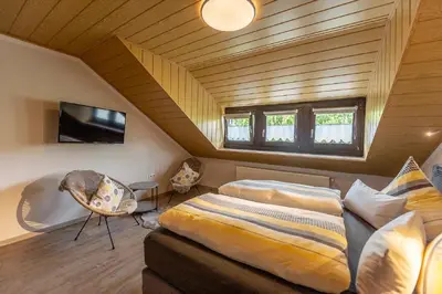 TV/Unterhaltungsangebot in der Unterkunft Ferienwohnung Schieder
