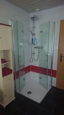 Ein Badezimmer in der Unterkunft FeWo Erika