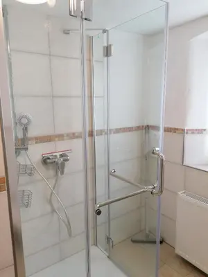 Ein Badezimmer in der Unterkunft Ferienhaus Wastl 91355 Hiltpoltstein,Möchs 11