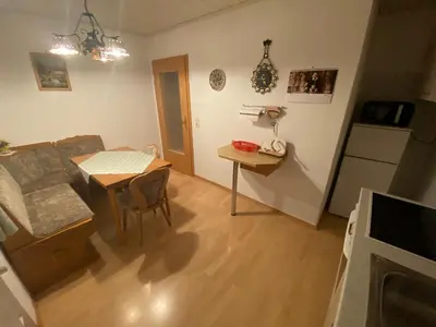 Küche/Küchenzeile in der Unterkunft Gästehaus Frankenhof