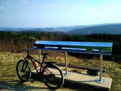 Naturlandschaft in der Nähe der Ferienwohnung