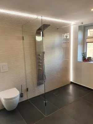Ein Badezimmer in der Unterkunft Gute Laune Hof Klingenthal