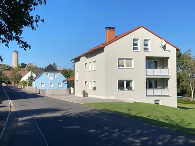 Das Gebäude in dem sich die Ferienwohnung befindet