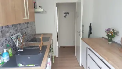 Küche/Küchenzeile in der Unterkunft MaPaMaJo Home Base - Familienunterkunft mit Sauna