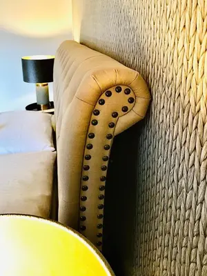 Ein Sitzbereich in der Unterkunft Naabsuite