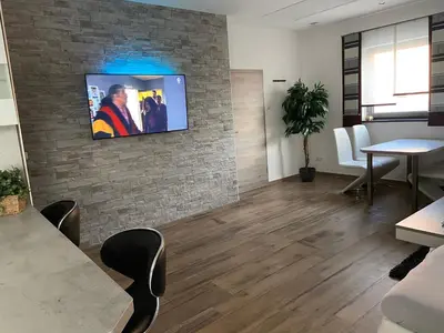 TV/Unterhaltungsangebot in der Unterkunft Gästehaus Reiger