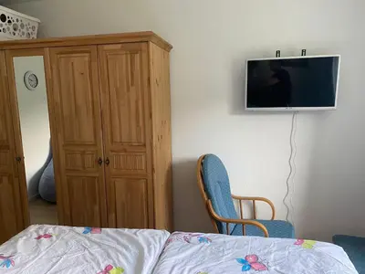 TV/Unterhaltungsangebot in der Unterkunft Schaefers Ferienwohnung