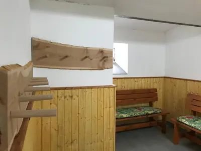 Grundriss der Unterkunft Ferienwohnung Beate Oberwiesenthal - 70qm - ideal für Familien und Paare - 2 Schlafzimmer - große Wohnküche - Parkplatz