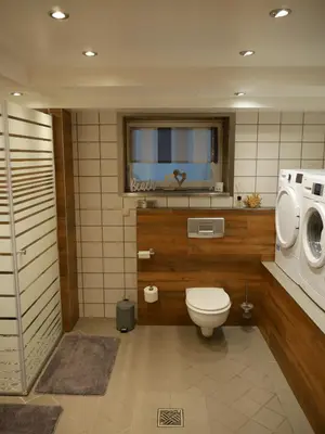 Ein Badezimmer in der Unterkunft Haus Alexandra