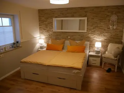 Ein Bett oder Betten in einem Zimmer der Unterkunft Haus Alexandra
