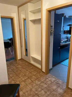 Küche/Küchenzeile in der Unterkunft Ferienwohnung Heike Strobel