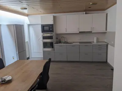 Küche/Küchenzeile in der Unterkunft Ferienwohnung Lang