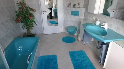 Ein Badezimmer in der Unterkunft Ferienwohnung Lang
