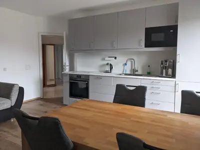 Küche/Küchenzeile in der Unterkunft Ferienwohnung Lang