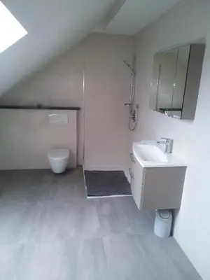 Ein Badezimmer in der Unterkunft Ferienwohnung Lang