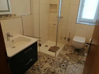 Ein Badezimmer in der Unterkunft Ferienhaus Wagnerhof