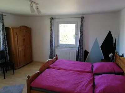 Ein Bett oder Betten in einem Zimmer der Unterkunft Ferienhaus Wagnerhof