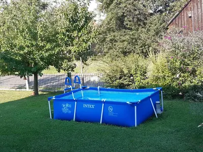 Der Swimmingpool an oder in der Nähe von Ferienwohnung Leibl