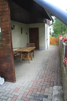 Ein Patio oder anderer Außenbereich in der Unterkunft Ferienhaus Bauer