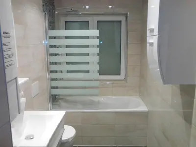 Ein Badezimmer in der Unterkunft Ferienwohnung Harmonie