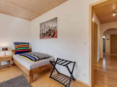 Ein Bett oder Betten in einem Zimmer der Unterkunft Fichtelherz Mittendrin 1 OG - a47178