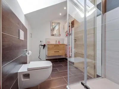 Ein Badezimmer in der Unterkunft Fichtelherz Studio DG - a47179