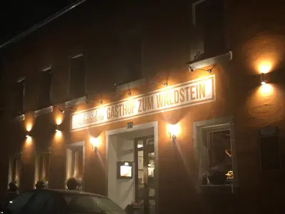 Das Gebäude in dem sich die Pension befindet