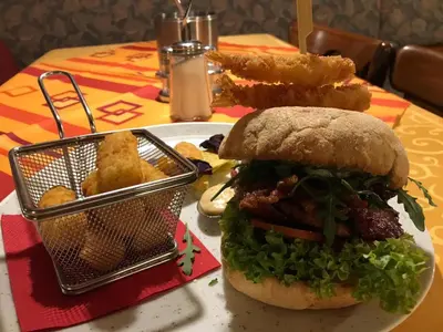 Essen in der Pension oder in der Nähe