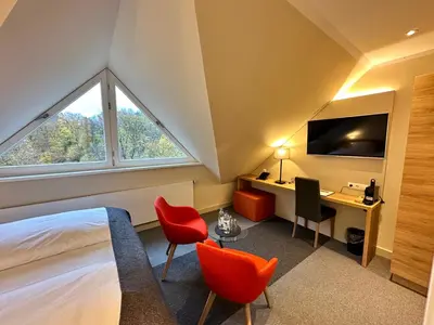 TV/Unterhaltungsangebot in der Unterkunft Hotel Stempferhof