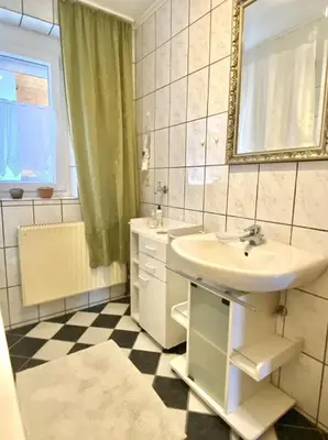 Ein Badezimmer in der Unterkunft Ferienwohnungen Anna Altmann