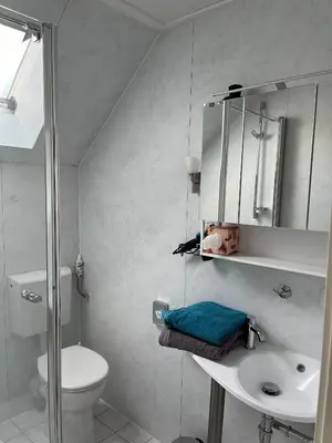 Ein Badezimmer in der Unterkunft Ferienwohnungen Riedel