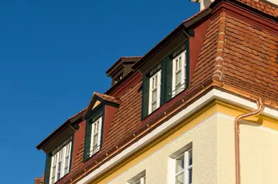 Das Gebäude in dem sich das Gasthaus befindet