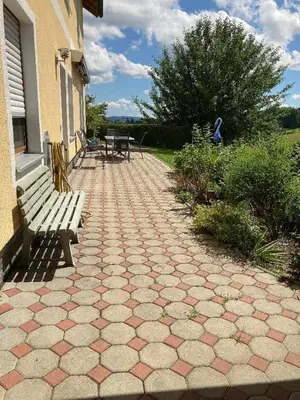 Ein Garten an der Unterkunft Haus Ruhland