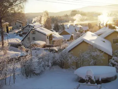 Haus Ruhland im Winter