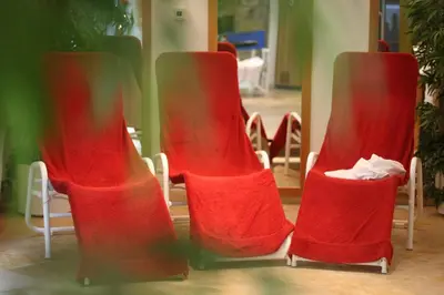 Ein Sitzbereich in der Unterkunft Behringers Freizeit - und Tagungshotel