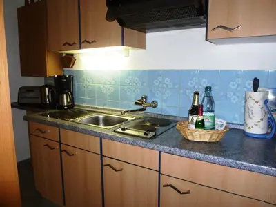 Küche/Küchenzeile in der Unterkunft Apartment Fudel