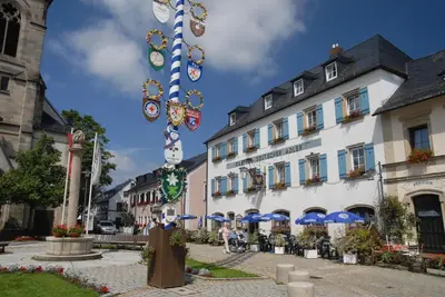 Das Gebäude in dem sich das Hotel befindet