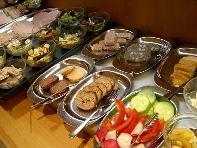 Essen in der Pension oder in der Nähe