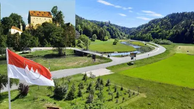 Naturlandschaft in der Nähe der Pension