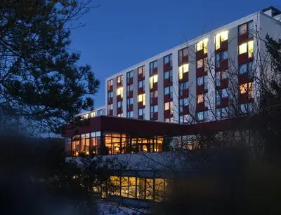 Das Gebäude in dem sich das Hotel befindet