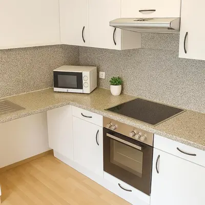 Küche/Küchenzeile in der Unterkunft SUNNYHOME Monteurwohnungen und Apartments in Schwandorf
