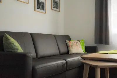 Ein Sitzbereich in der Unterkunft KaSa Pöllmann