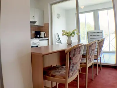 Küche/Küchenzeile in der Unterkunft Appartement-Hotel Sibyllenbad