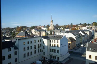 Ein allgemeiner Blick auf Lengenfeld oder ein Stadtblick von des Hotels aus