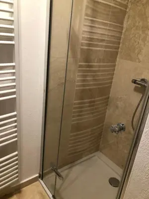 Ein Badezimmer in der Unterkunft Ferienwohnung Tom