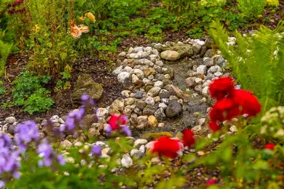 Ein Garten an der Unterkunft Ferienwohnung Schötz