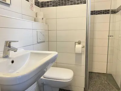 Ein Badezimmer in der Unterkunft Ferienwohnungen Reiger - WA320