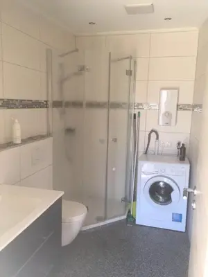 Ein Badezimmer in der Unterkunft Ferienwohnungen Reiger - WA320