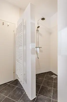Ein Badezimmer in der Unterkunft Am Weissen Turm